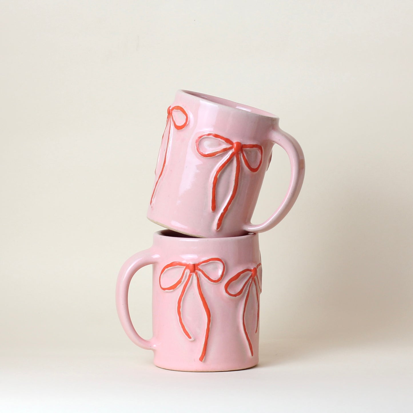 🎀 Pink Bow Mugs🎀