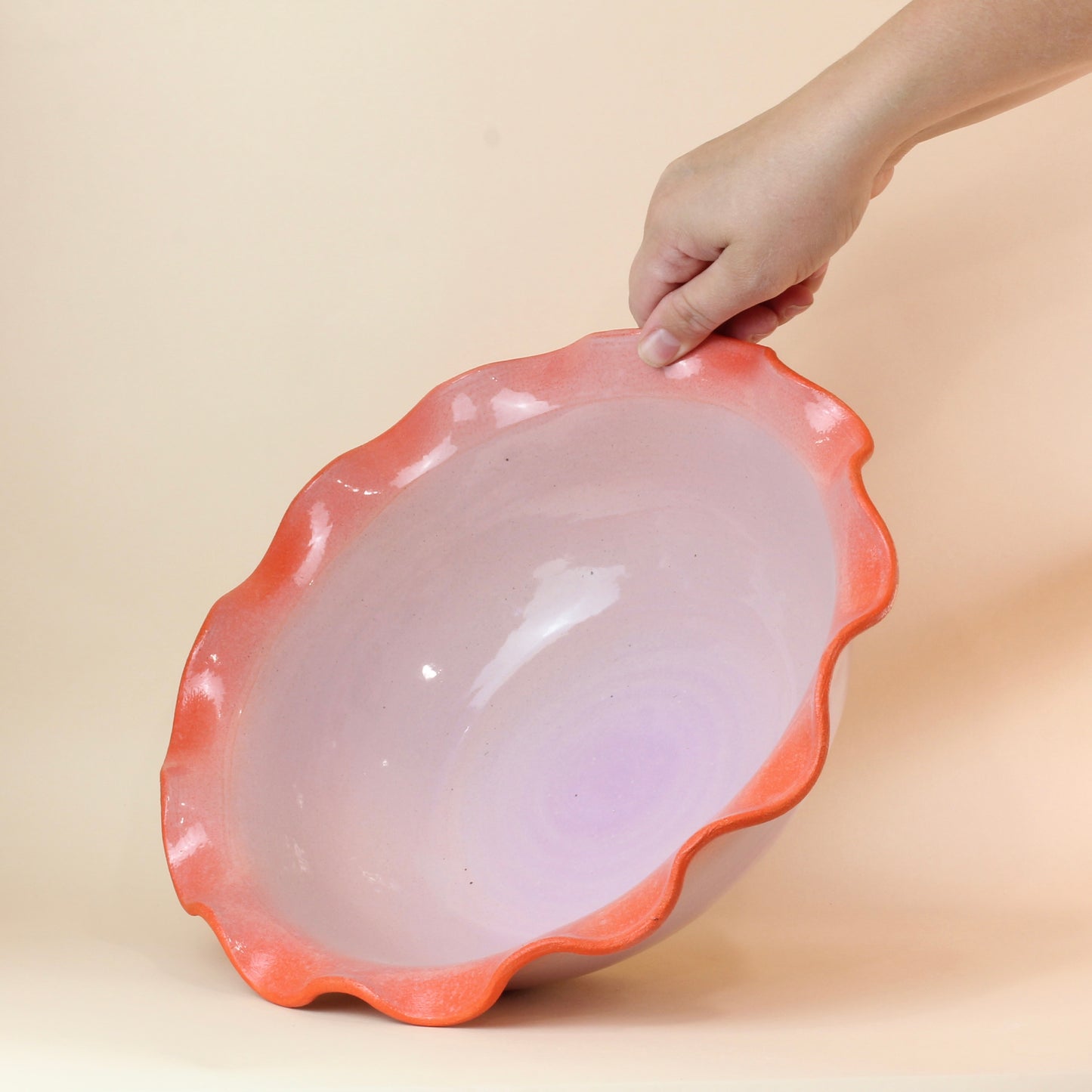 Wave Serving Bowl