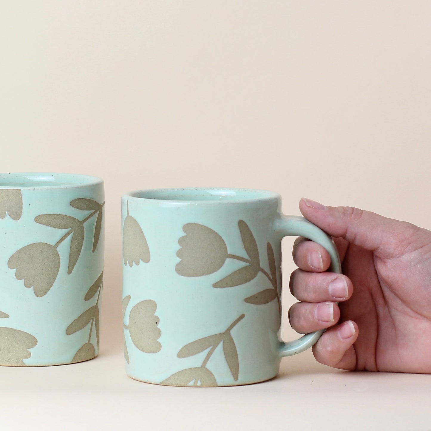 Sage Flower Mug