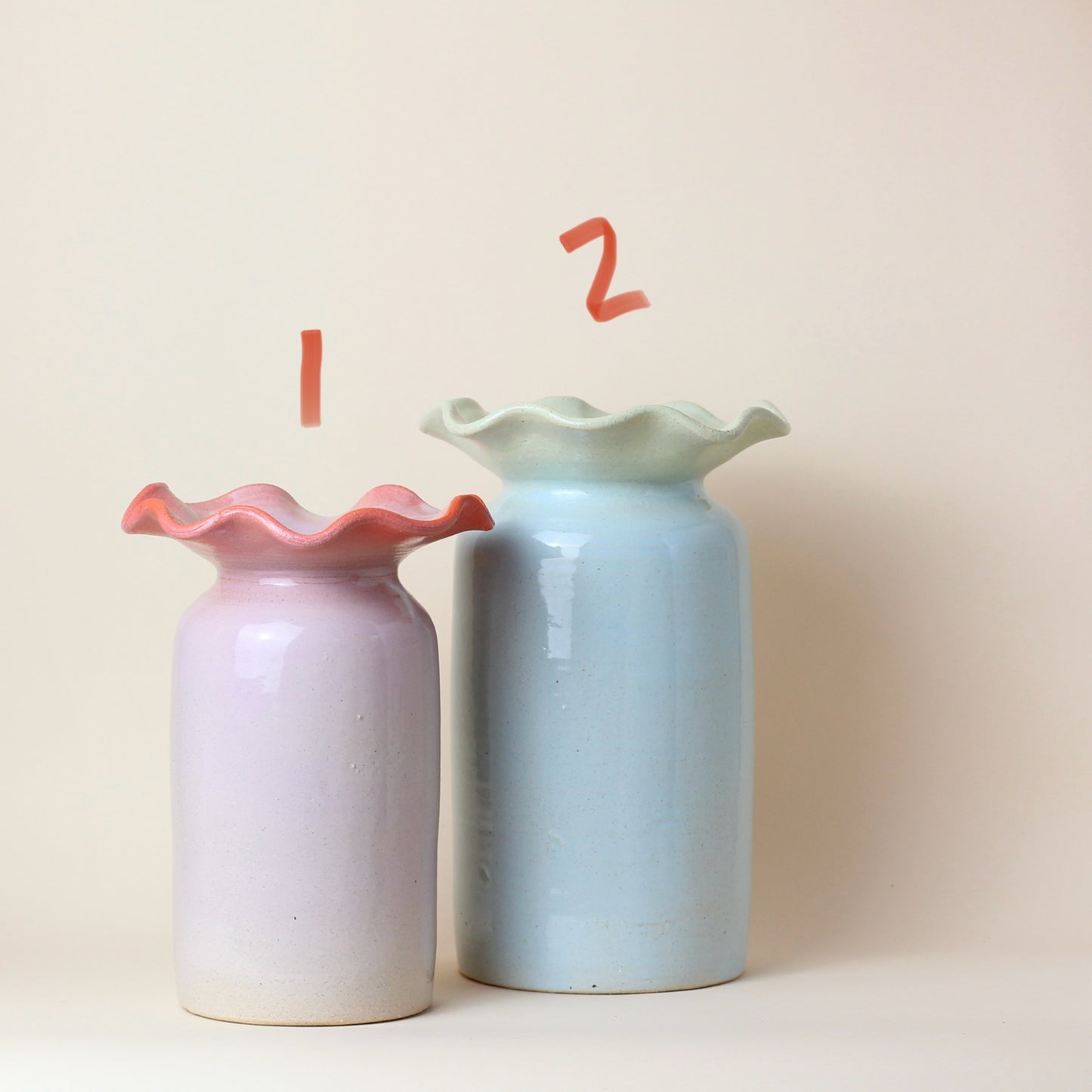 Wave Tall Vases