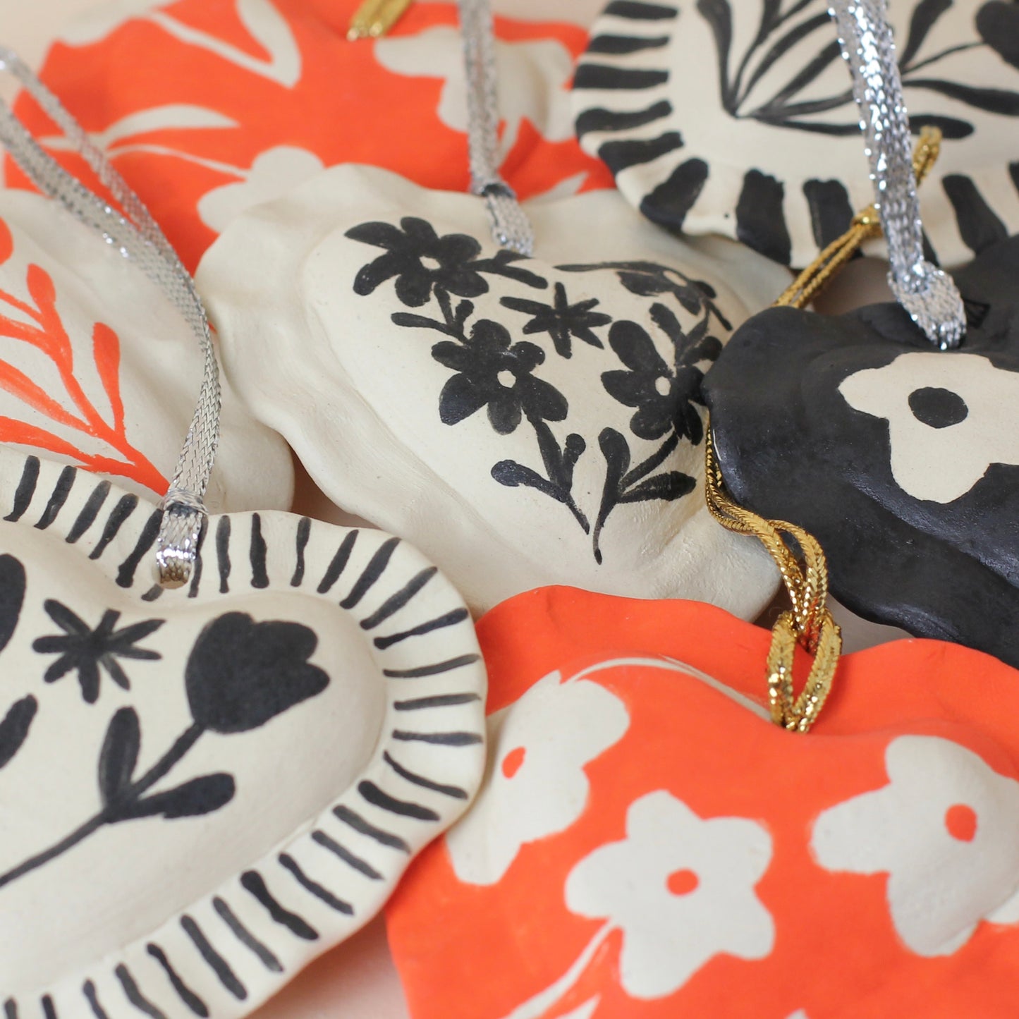 Ruffled Heart Ornament