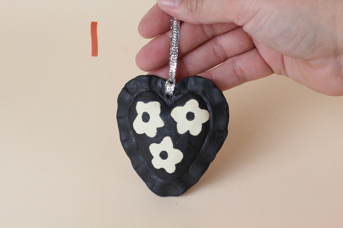 Ruffled Heart Ornament