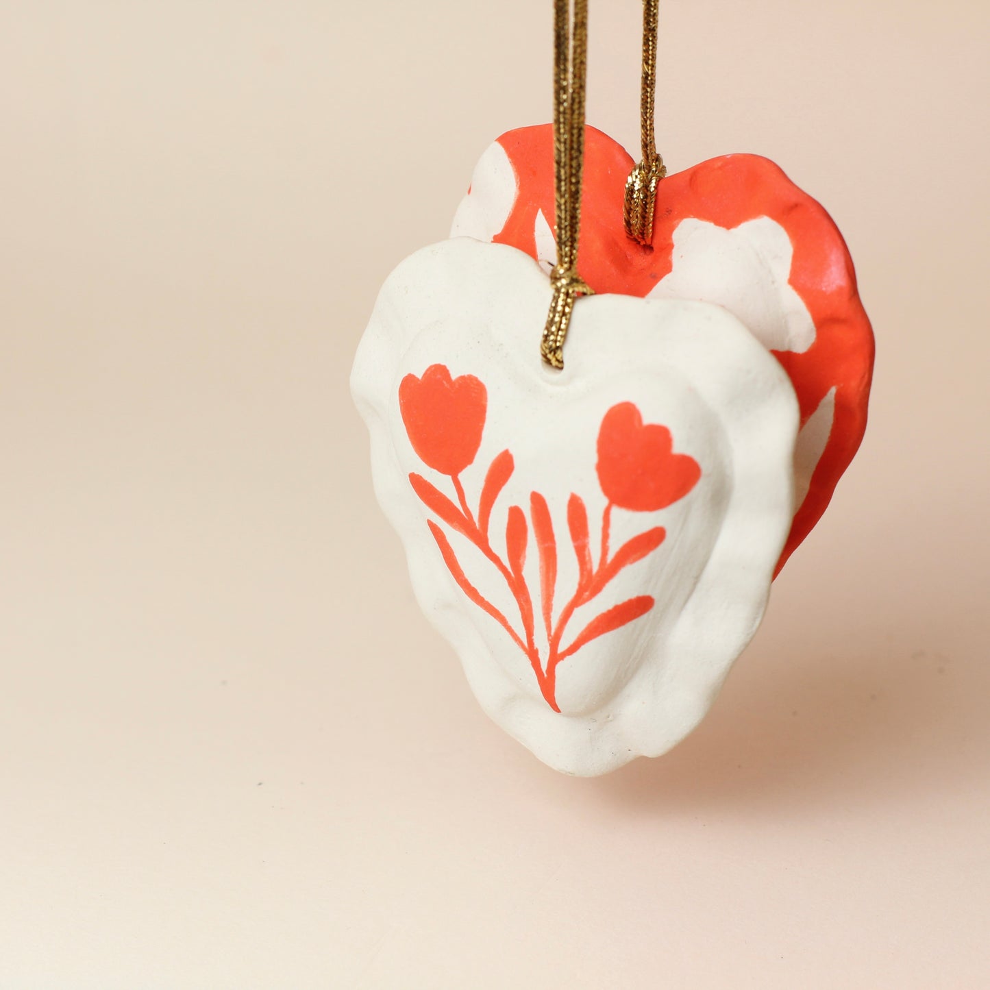 Ruffled Heart Ornament