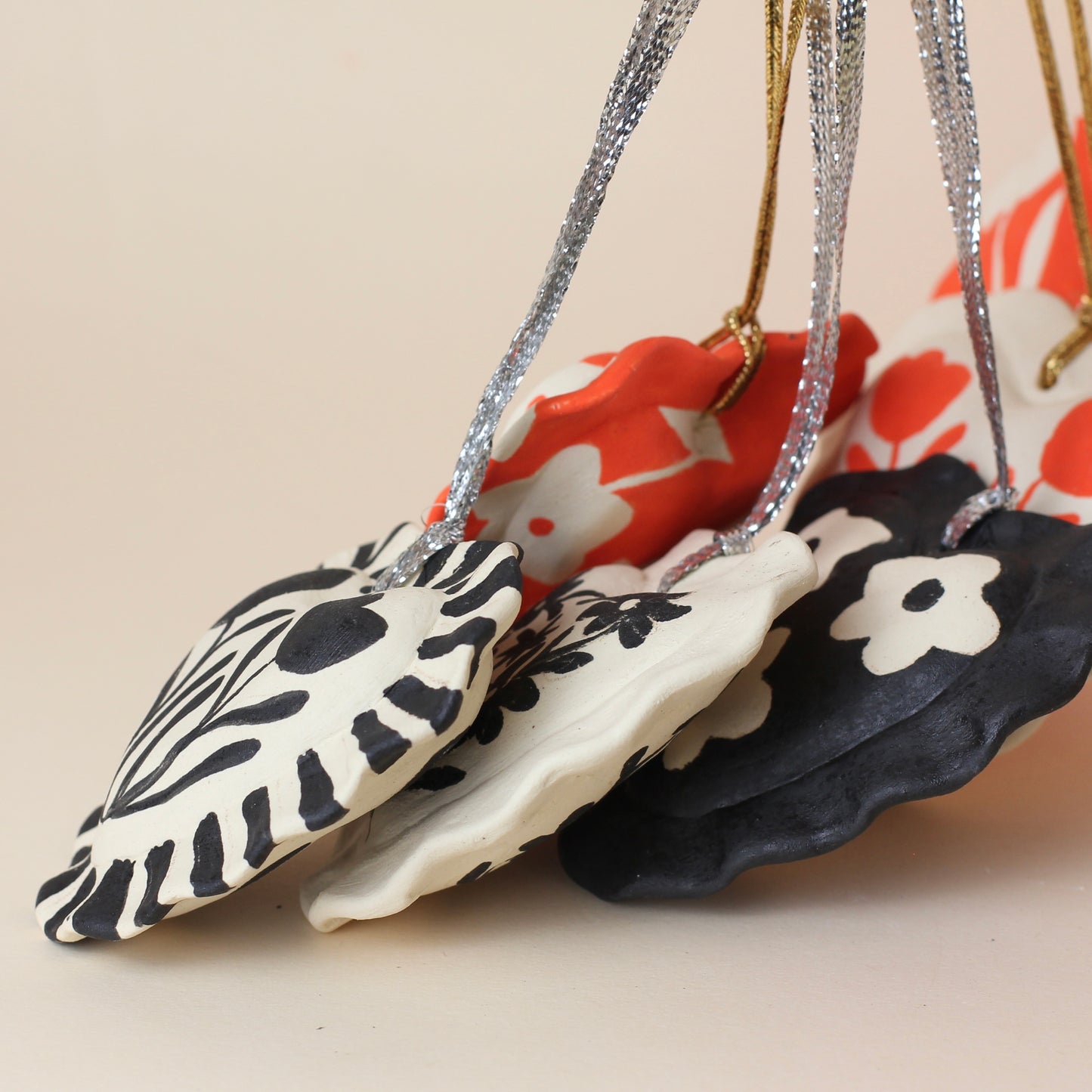 Ruffled Heart Ornament