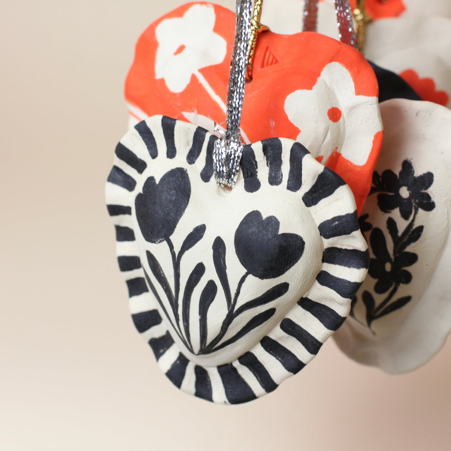 Ruffled Heart Ornament